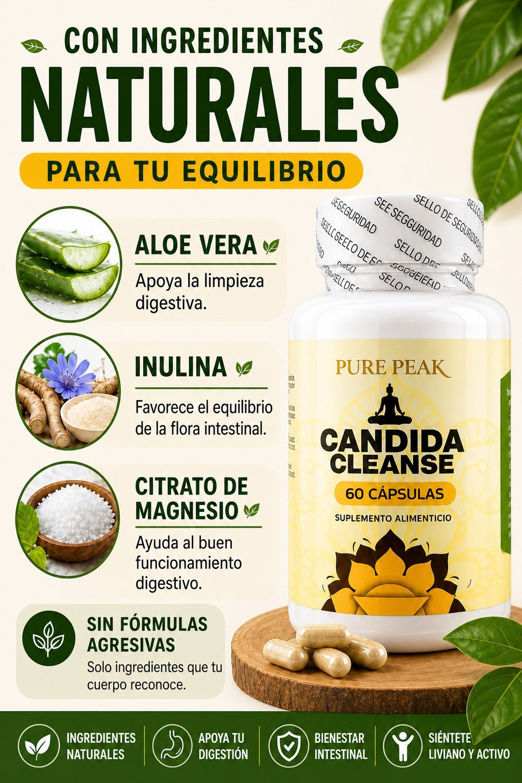 Candida Cleanse Original 🌿✨ Limpieza y Bienestar